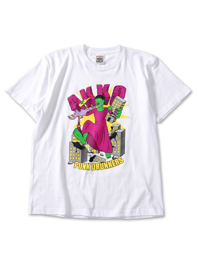 【パンクドランカーズ】　Tシャツ　和田アキ子 コラボ アッコTEE　XXLサイズ ［PDSx和田アキ子］ アッコTEE-鷹の爪Online Store