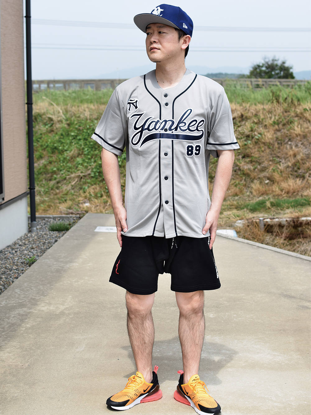 PUNK DRUNKERS 半袖シャツ XL ベースボールシャツ風 PUNK DRUNKERS PDベースボールシャツ - BLACK / ロック