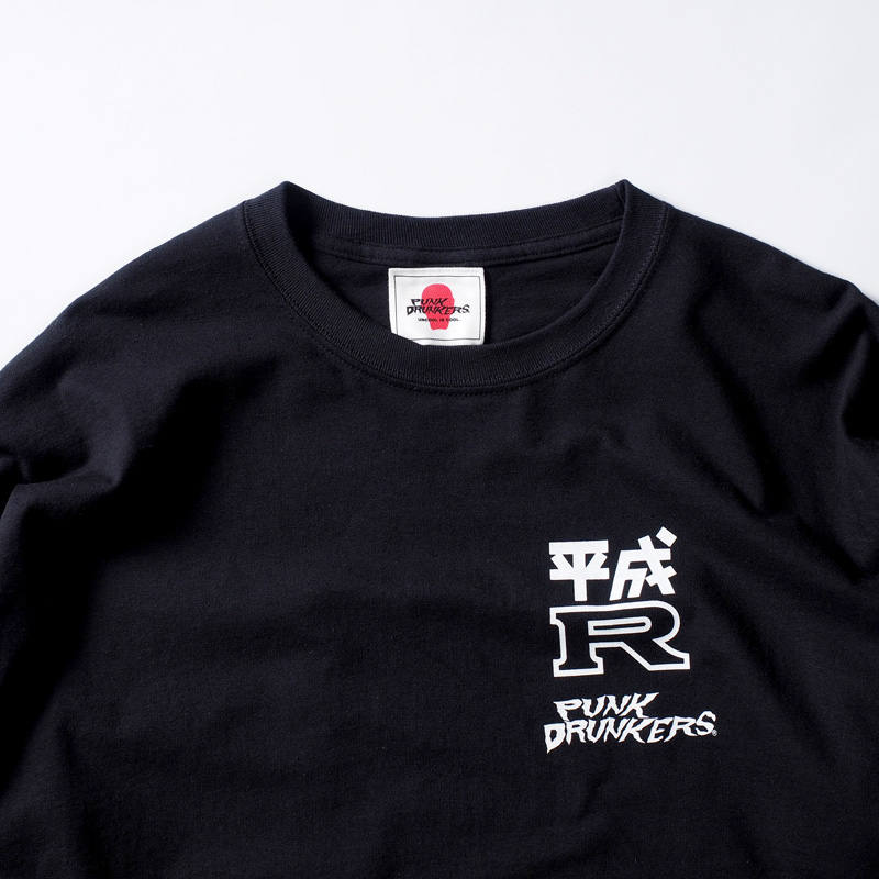 PUNK DRUNKERS - [PDSx仮面ライダー] 平成ライダー顔ロンTEE