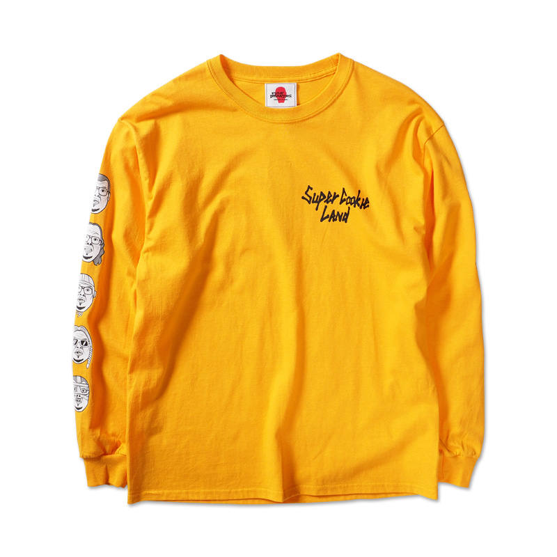 野性爆弾 L くっきー punkdrunkers パンクドランカーズ Tシャツ PUNK DRUNKERS - [PDSx野性爆弾くっきー]くっきーロンTEE | DOLL