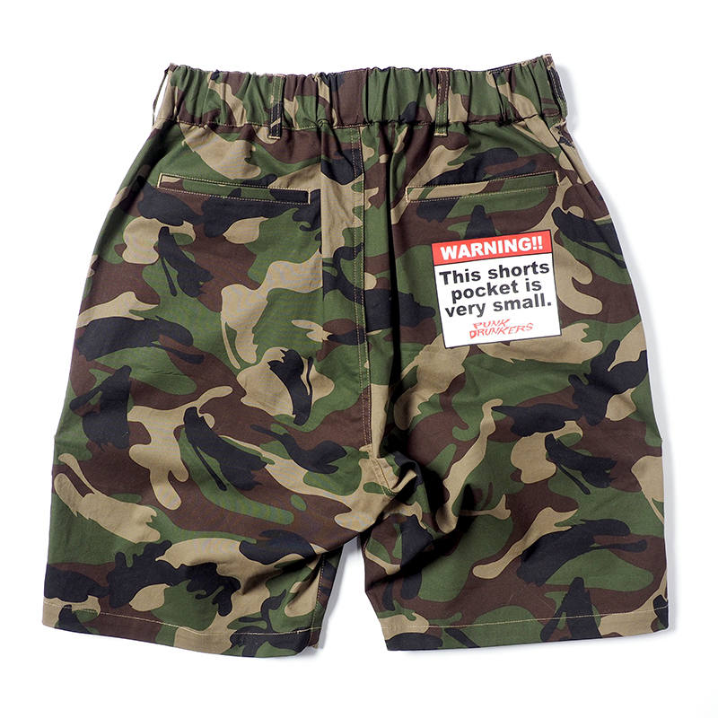 PUNK DRUNKERS　ショート目ッズコート　ファー付き　カーキ PUNK DRUNKERS ショート目ッズコート ファー付き カーキ